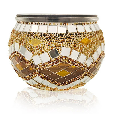 Mozaik vrtna svjetla na solarni pogon 20W LED šarene stolne lampe za travnjak Dekorativna rasvjeta IP44 Unutarnja vanjska