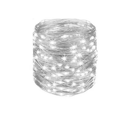 3/5/10M USB LED styginiai šviestuvai vario sidabro viela girlianda, vandeniui atspari pasakų lempučių vakarėlio dekoracija Kalėdų trečiadieniui