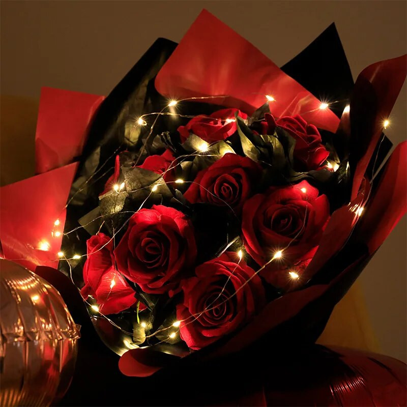 3/5/10M USB LED styginiai šviestuvai vario sidabro viela girlianda, vandeniui atspari pasakų lempučių vakarėlio dekoracija Kalėdų trečiadieniui