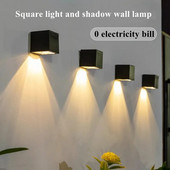 Led solarna zidna svjetla Vanjska vrtna dekoracija Zidna svjetiljka Vodootporna super svijetla solarna svjetiljka Vanjska rasvjeta za ulični vrt