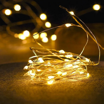 30M USB LED String Lights Χάλκινο σύρμα γιρλάντα Fairy Lights για Χριστουγεννιάτικο γαμήλιο πάρτι Γιορτινό φωτιστικό Διακόσμηση φωτιστικών κήπου