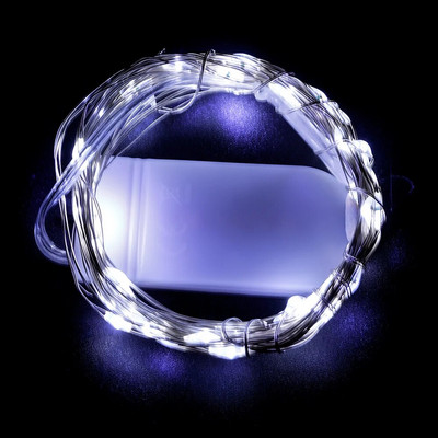 10M LED svjetiljke od bakrene žice, vijenci na baterije, vilinske rasvjetne žice za blagdansko božićno uređenje svatova