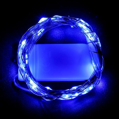 10M LED svjetiljke od bakrene žice, vijenci na baterije, vilinske rasvjetne žice za blagdansko božićno uređenje svatova