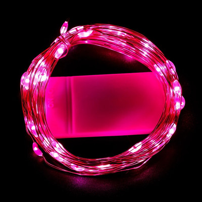 10M LED svjetiljke od bakrene žice, vijenci na baterije, vilinske rasvjetne žice za blagdansko božićno uređenje svatova