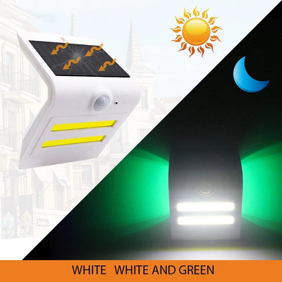 Saulės lempos lauko sodo terasos dekoratyvinis verandos apšvietimas buitinis kūno jutiklis gatvės lempa vandeniui atspari sieninė lemputė