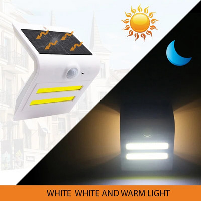 Saulės lempos lauko sodo terasos dekoratyvinis verandos apšvietimas buitinis kūno jutiklis gatvės lempa vandeniui atspari sieninė lemputė