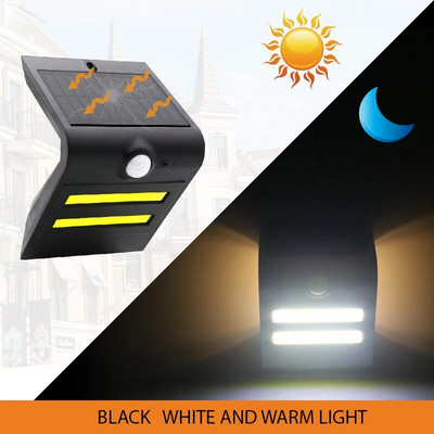 Saulės lempos lauko sodo terasos dekoratyvinis verandos apšvietimas buitinis kūno jutiklis gatvės lempa vandeniui atspari sieninė lemputė