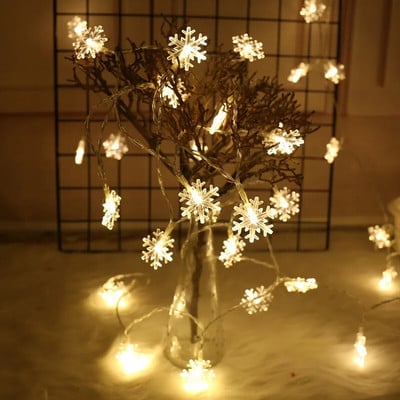 2M 5M 10M Cherry Balls LED Fairy String Lights Elemes USB-vel működő füzér szilveszteri esküvői karácsonyi dekoráció kültéri szoba