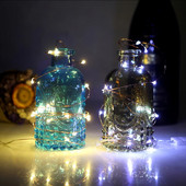 CR2032 maitinamas baterijomis, 1 m / 2 m / 3 m „pasidaryk pats“ LED styginių lemputės mini fėjos lemputės menams ir amatams, gimtadieniui, rankų darbo dekoravimui