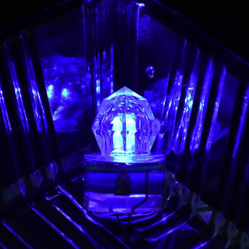 YORZENG Mini ABS LED Αδιάβροχο Φωτιστικό Δόλωμα Ψαρέματος Squid Fishing Lures Bait Βαθιά σταγόνα Υποβρύχια Φώτα Δελεασμού Ψαριών