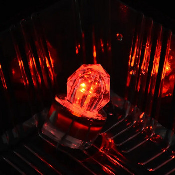 YORZENG Mini ABS LED Αδιάβροχο Φωτιστικό Δόλωμα Ψαρέματος Squid Fishing Lures Bait Βαθιά σταγόνα Υποβρύχια Φώτα Δελεασμού Ψαριών