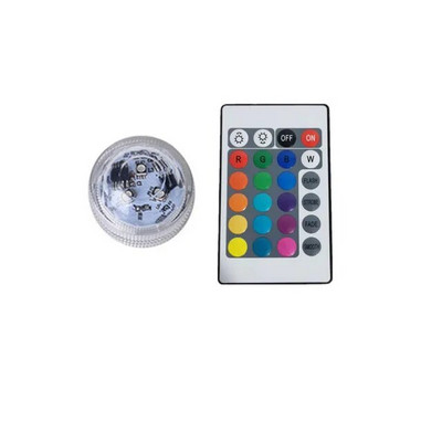 Vodootporna RGB podvodna svjetiljka s daljinskim upravljačem, podvodna noćna svjetiljka na baterije, zdjela za vazu, bazen, dekoracija vaze za zabavu