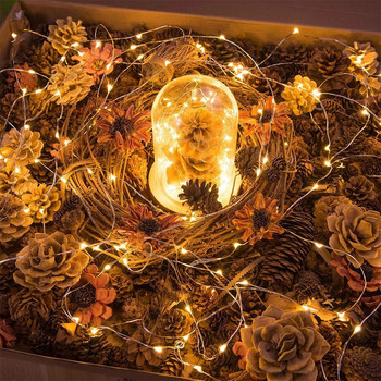 5/10m Usb Powered Led String Lights Χάλκινο σύρμα Λάμπα Fairy Garland Χριστουγεννιάτικη διακόσμηση γάμου
