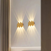 Zidna svjetiljka za kućnu dekoraciju gore i dolje Svjetleća zidna svjetiljka Vanjska vodootporna vrtna rasvjeta TV pozadinsko rasvjetno tijelo LP-352