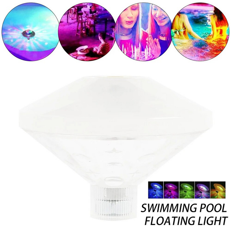 Plutajuće podvodno svjetlo RGB svjetlo za bazen Potopno LED svjetlo za disko zabave Glow Show Pribor za bazene Vrtno svjetlo