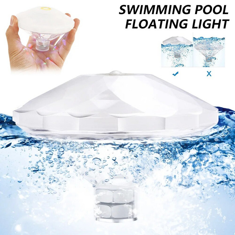 Plutajuće podvodno svjetlo RGB svjetlo za bazen Potopno LED svjetlo za disko zabave Glow Show Pribor za bazene Vrtno svjetlo