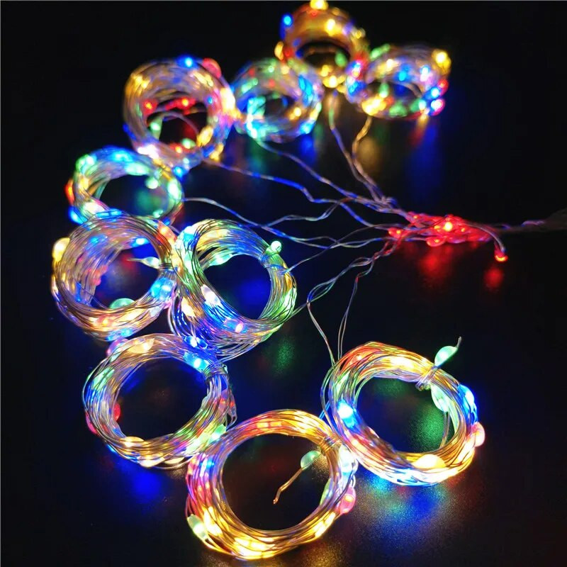 6M/4M/3M LED zavjesa Girlland Fairy Lights Festoon s daljinskim upravljačem Novogodišnji vijenac Božićni ukras Party Wedding Decoration