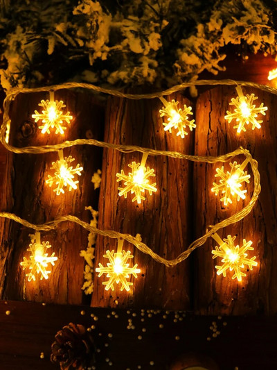 Božićna LED bajkovita svjetla Dekoracije Kuglice Girlande od javorovog lista Žaruljice za unutarnju kućnu zabavu Noć vještica Vjenčanje Jesenski dekor