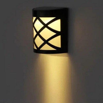 6 LED solarna svjetiljka za vanjsku pokretnu zidnu svjetiljku Vodootporna solarna vrtna ograda Svjetlo za uređenje terase Solarna svjetiljka