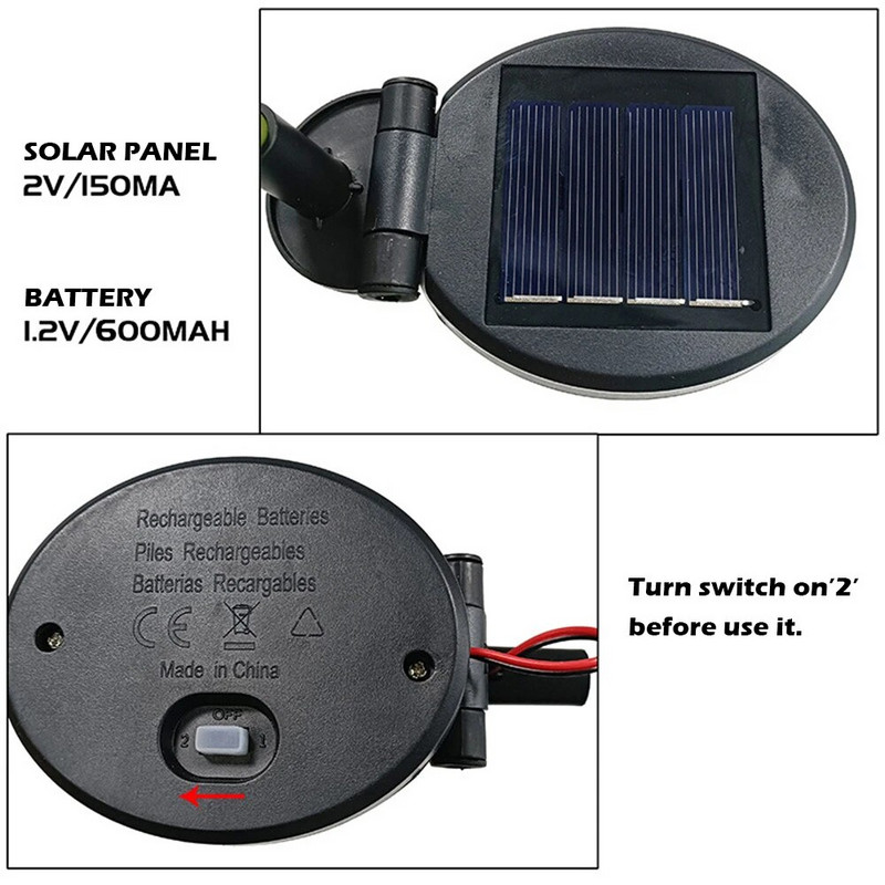 1 kom solarne vrtne svjetiljke 42 LED umjetna stabla cvijet gardenija vanjska vodootporna pejzažna staza dvorišni travnjak solarna svjetiljka