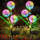 Solar Dandelion Flower Light kültéri, vízálló LED-es dekoratív lámpa kerti és külső kerti utcai terasz dekorációhoz