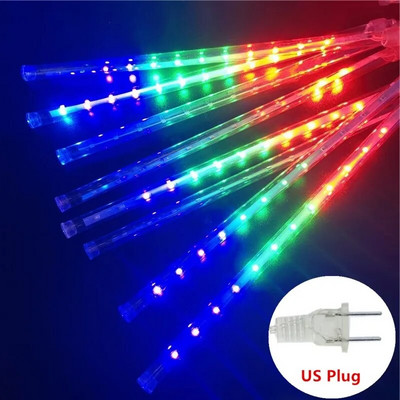 30/50cm LED meteorski vijenac Blagdanska svjetiljka Vanjska vodootporna vilinska rasvjetna svjetla Vrtna ulična božićna novogodišnja dekoracija