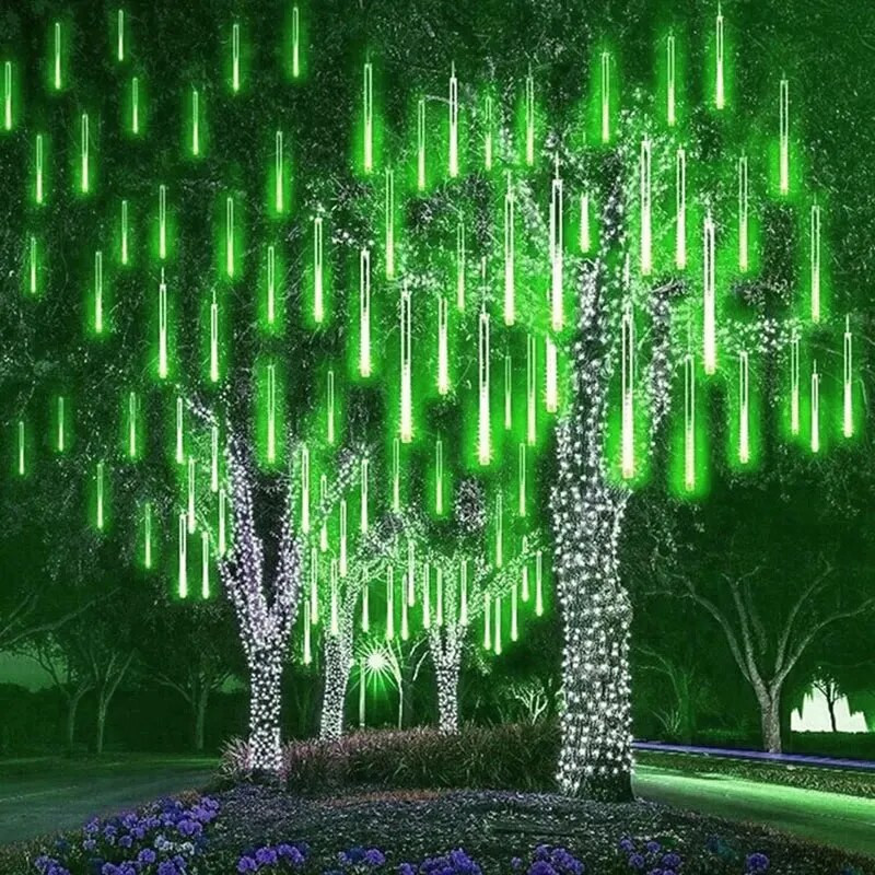 30/50cm LED meteorski vijenac Blagdanska svjetiljka Vanjska vodootporna vilinska rasvjetna svjetla Vrtna ulična božićna novogodišnja dekoracija