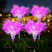 Solarne svjetiljke Vanjska dekorativna solarna rime cvjetna LED svjetiljka za tlo za vrt, travnjak, staza, dvorište