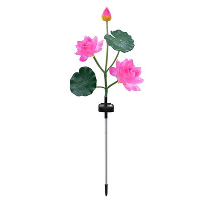 Solarna svjetla lotosovog cvijeta Dekorativna vrtna svjetla u 7 boja koje se mijenjaju Vodootporna LED svjetiljka za dekoraciju travnjaka za dvorište na otvorenom