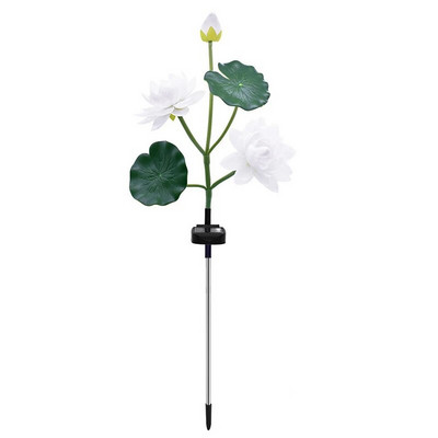 Solarna svjetla lotosovog cvijeta Dekorativna vrtna svjetla u 7 boja koje se mijenjaju Vodootporna LED svjetiljka za dekoraciju travnjaka za dvorište na otvorenom