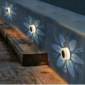 Solarna vanjska zidna svjetiljka IP44 Vodootporna dvorišna vrtna pejzažna svjetiljka 10 lumena topložuta zidna noćna svjetiljka Dropshipping