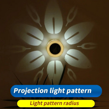 Ηλιακό φωτιστικό τοίχου εξωτερικού χώρου IP44 Αδιάβροχο φως αυλής κήπου τοπίου 10 Lumens Ζεστό κίτρινο φως τοίχου νύχτας Dropshipping