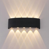 LED zidna svjetiljka Vodootporna vanjska rasvjeta 4W 6W 8W 10W AC85-265V gore i dolje prema rasvjeti unutarnje rasvjete Dekoracija noćne lampe