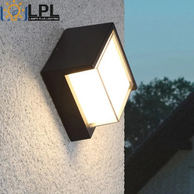 LED sienas lampa IP65 7W Led ūdensnecaurlaidīgs āra gaismeklis iekštelpu vannas istabas gaismas ķermeņu sienas lampiņa mājas dekorēšanai villai