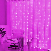 LED svjetla za zavjese 3x1/3x2/3x3 M Vilinski vijenac na prozoru USB svjetleća žica Božićna svadba Festoon Dekoracija doma