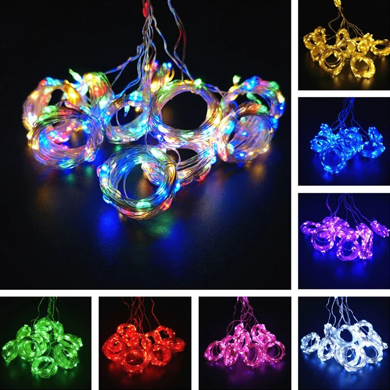LED svjetla za zavjese 3x1/3x2/3x3 M Vilinski vijenac na prozoru USB svjetleća žica Božićna svadba Festoon Dekoracija doma