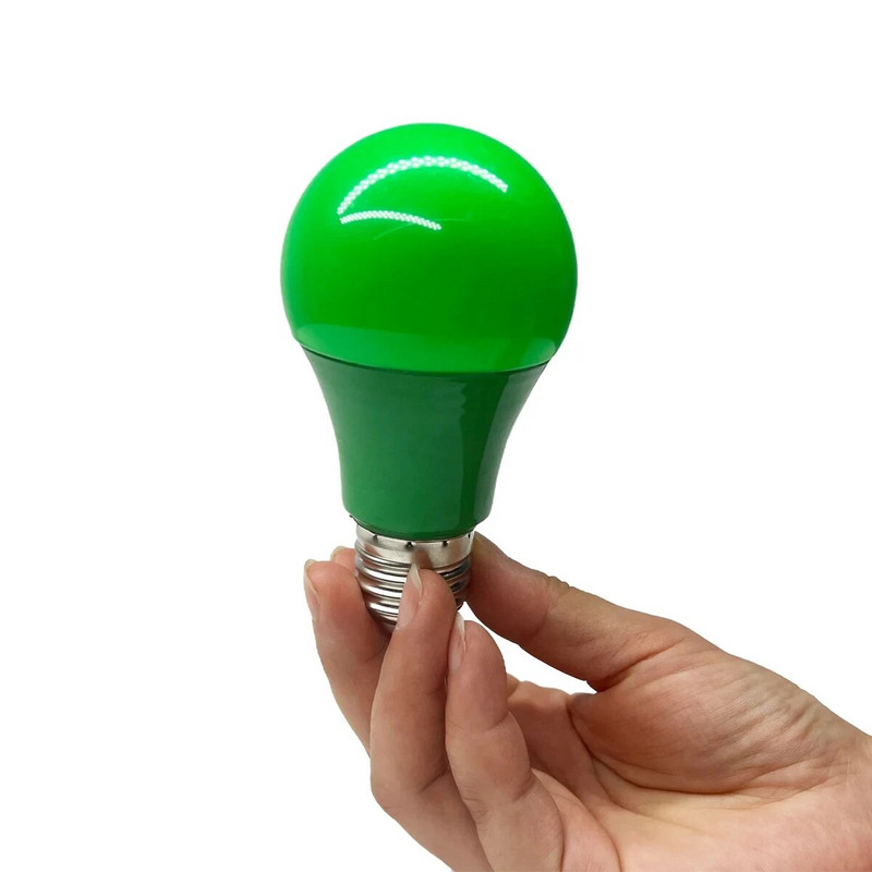 Colorul Led Light Bule Bar Light E27 B22 5W Lempa AC 220V 110V Raudona Mėlyna Žalia Geltona Bombillas Lampara Barui KTV Vakarėlio lemputės