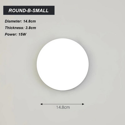 Nedvességálló LED-es fali lámpák elülső veranda mennyezeti lámpák, felületre szerelt ovális, kerek négyzetek kültéri kerti fürdőszoba világításhoz