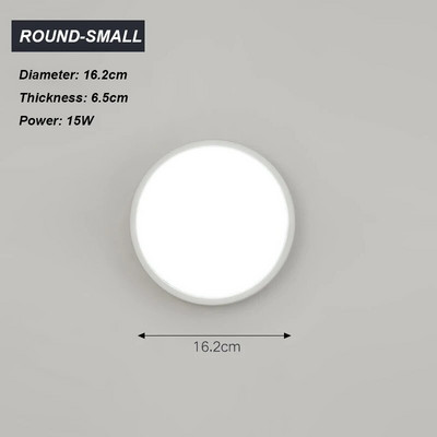 Nedvességálló LED-es fali lámpák elülső veranda mennyezeti lámpák, felületre szerelt ovális, kerek négyzetek kültéri kerti fürdőszoba világításhoz