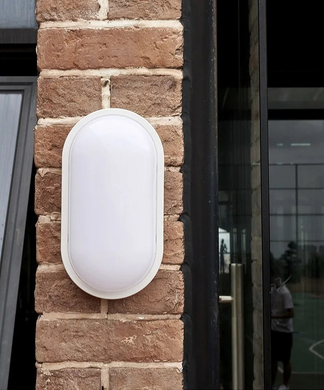 Nedvességálló LED-es fali lámpák elülső veranda mennyezeti lámpák, felületre szerelt ovális, kerek négyzetek kültéri kerti fürdőszoba világításhoz