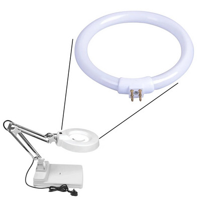 Lampă rotundă T4 11W 220V Lampă cu tub inelar cu lumină albă cu 4 pini Lampă LED cu inel fluorescent Dropshipping fierbinte