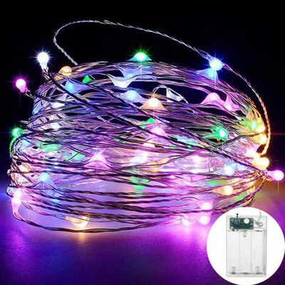 NOVO 5M 10M bakrena žica LED žičana svjetla Blagdanska rasvjeta Vilinski vijenac za božićno drvce Dekoracija svadbi