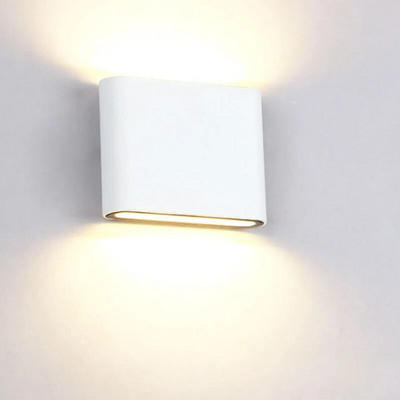 Vízálló kültéri fali lámpa 6W 12W LED forrásból felfelé és lefelé világítás Modern minimalista beltéri kültéri mérnöki veranda kert