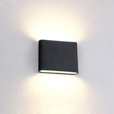 Vízálló kültéri fali lámpa 6W 12W LED forrásból felfelé és lefelé világítás Modern minimalista beltéri kültéri mérnöki veranda kert