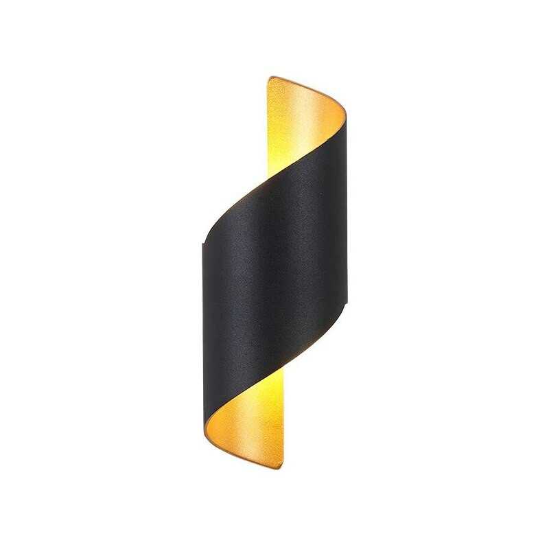 Led zidna svjetiljka Veleprodaja unutarnjih i vanjskih zidnih reflektora za pozadinu dnevne sobe Vanjske zidne spiralne vodootporne zidne svjetiljke