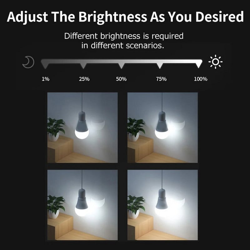 E27 išmaniosios lemputės Bluetooth LED lemputė Smart Life APP valdymas reguliuojamas 10W AC85-265V RGB+CCT spalvų keitimo lempa Darbas su Tuya