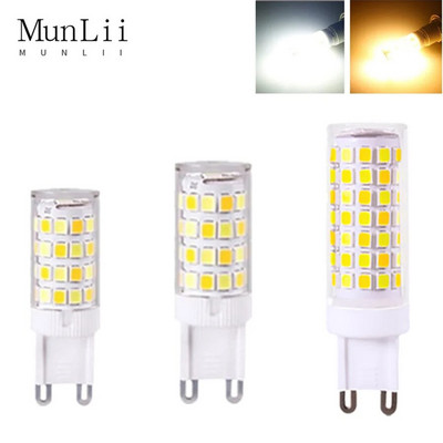 LED vahelduvvoolu 220V pirn 3W 5W 7W G9 valgust reguleeritav lamp SMD2835 kohtvalgusti lühtri valgustus Vahetage halogeenlamp
