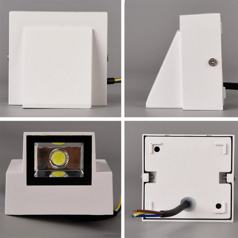 LED zidna svjetiljka Vodootporna svjetiljka za trijem IP65 za vanjsku dvorišnu kapiju Terasu Balkon Vrt Jednoglavo Moderno