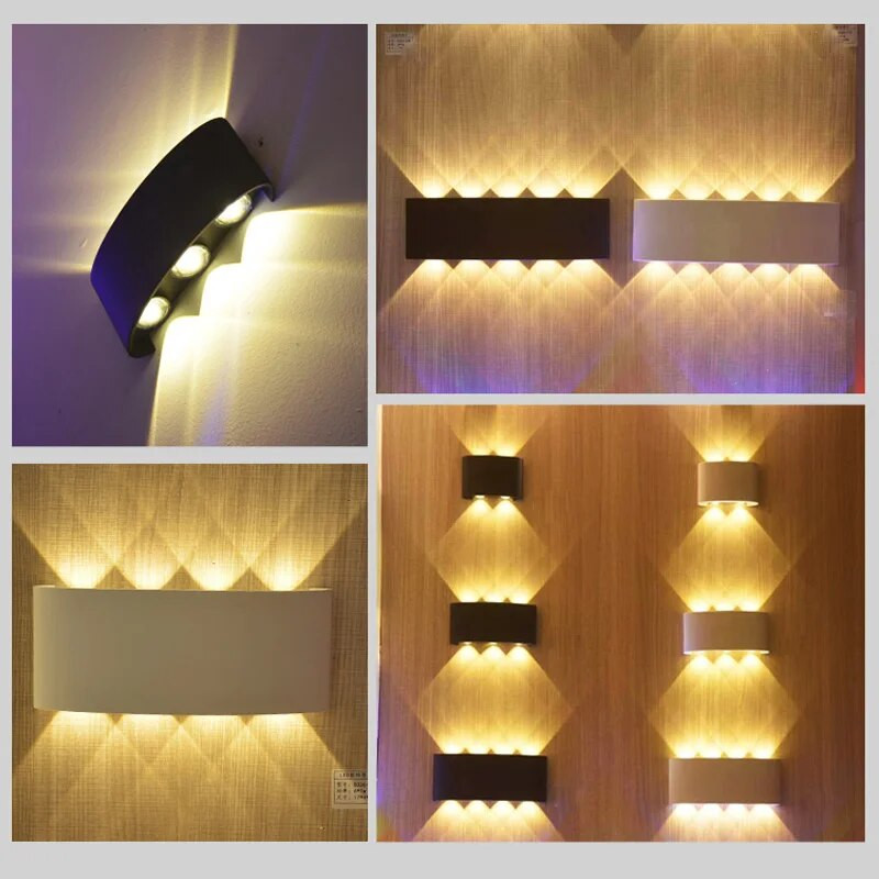 Vanjska solarna zidna svjetla Vanjski zidni svijećnjak Ulična svjetiljka Vodootporna LED rasvjeta na solarni pogon za uređenje kućnog vrta