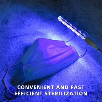 DC5V LED ултравиолетови стерилизиращи лампи 8 светодиода Мини UVA преносими дезинфекционни лампи UV лампи USB бактерицидна лампа